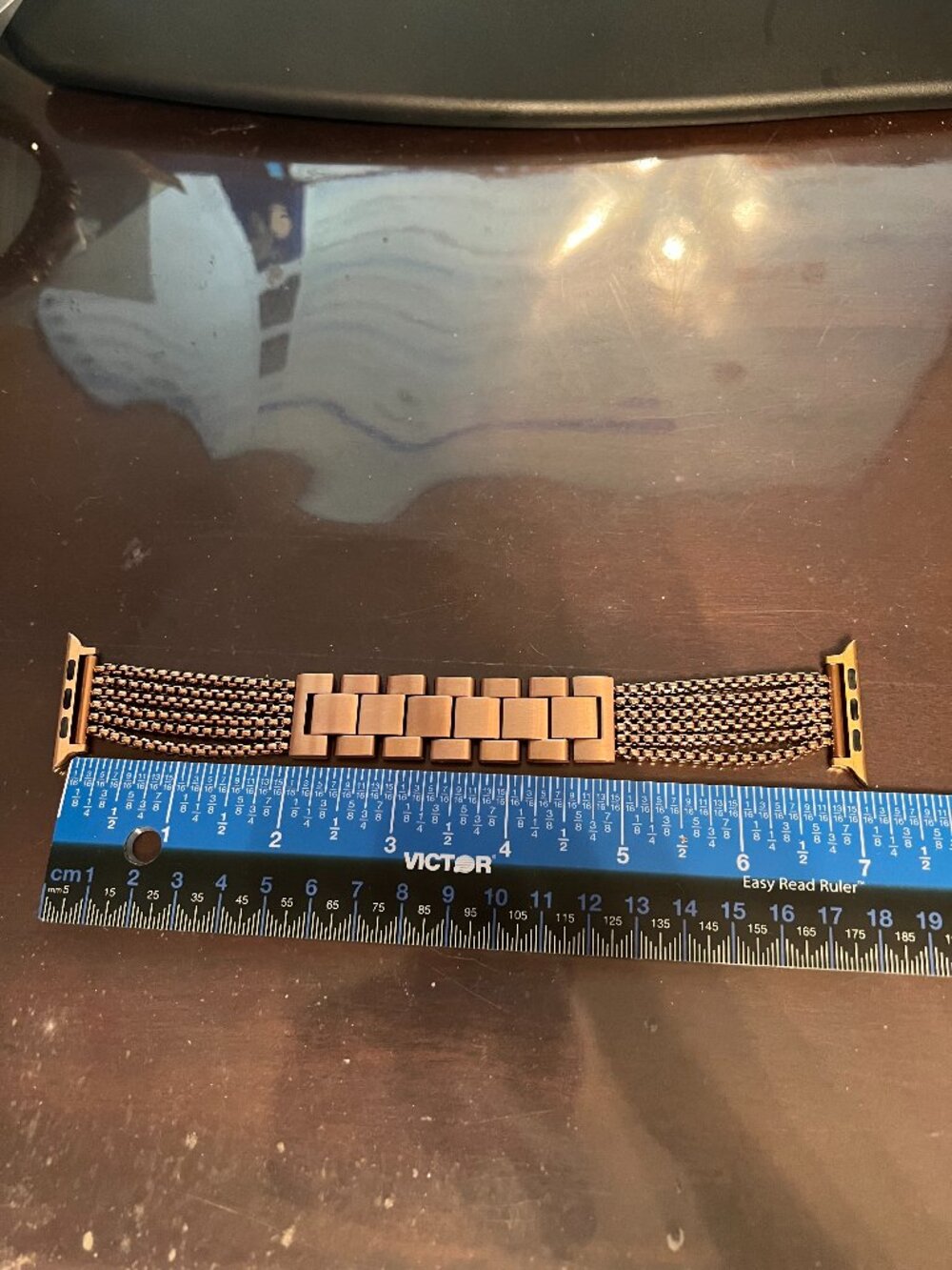 Rose Gold Stainless Steel Apple Watch Band